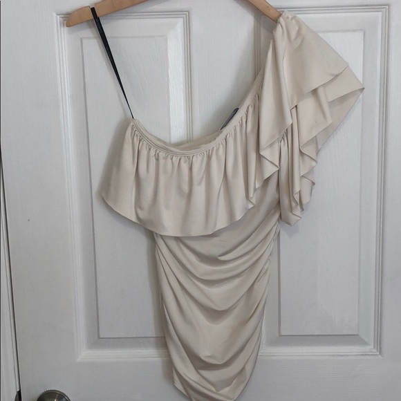 Bebe One Shoulder Ruffle Top - Picture 3 of 3